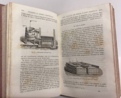 Elementi di chimica industriale Vol 1. De Luca. Tandou e cia, 1865. - immagine 4