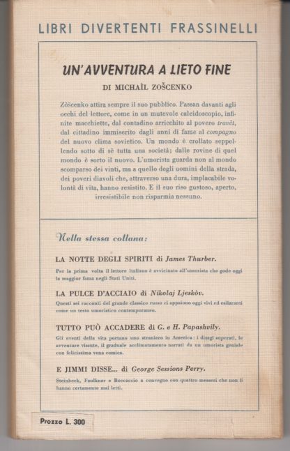 Un'avventura a lieto fine. M. Zoscenko. Frassinelli Tipografo Editore, 1946. - immagine 3