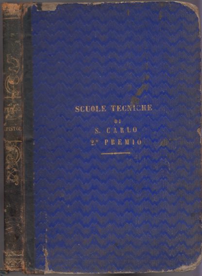 Epistolario.. PELLICO Silvio.. Presso La Libreria Di Dante, 1861.