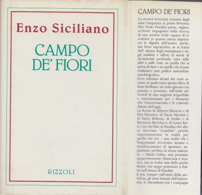 Campo de' Fiori. Siciliano, Enzo. Rizzoli, 1993.