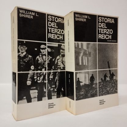 Storia del terzo Reich 2 volumi. Shirer William. Einaudi, 1965.