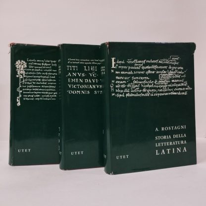 Storia della letteratura latina. Rostagni Augusto. Utet, 1964.