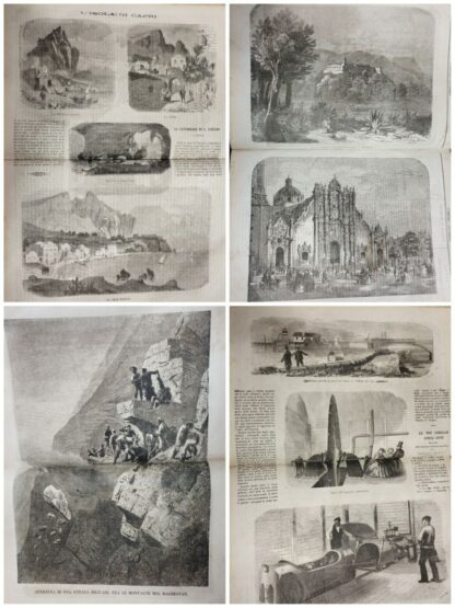 L'emporio pittoresco. Giornale illustrato. Anno I (dal 1 sett al 31 dic 1864 n. 1 al 17. Anno II (dal 1 gen al 30 giu 1865 n.18 al 43). La guerra in Danimarca nel 1864. AA.VV.. Sonzogno, 1864-1865. - immagine 2