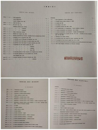 Storia della Musica Italiana in 40 dischi microsolco. (4 Volumi - Dal Canto Gregoriano A Giacomo Carissimi (Sec.XVII). - Il Seicento. - Il Settecento. - L'ottocento). Cesare Valabrega (a cura di ). RCA, 1962. - immagine 4