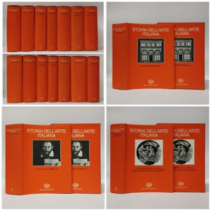 Storia dell’arte italiana (12 volumi in 14 tomi). AA.VV.. Einaudi, 1978-1983.