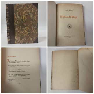 Il libro di Mara. Ada Negri. Treves, 1919.