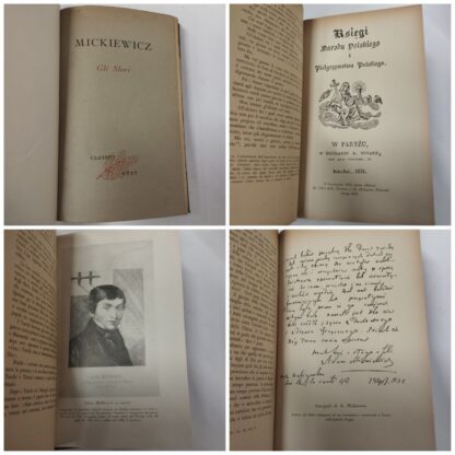 Gli Slavi, preceduto dal Libro della nazione e dei pellegrini polacchi coi documenti della Legione polacca del '48 e gli articoli sulla questione italiana del '49. Adam Mickiewicz. Utet, 1947. - immagine 2